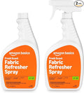 Amazon Basics Fabric Spray,Fabric Freshner, Fresh Scent, 32fl oz, Pack of 2, Packaging MayVary